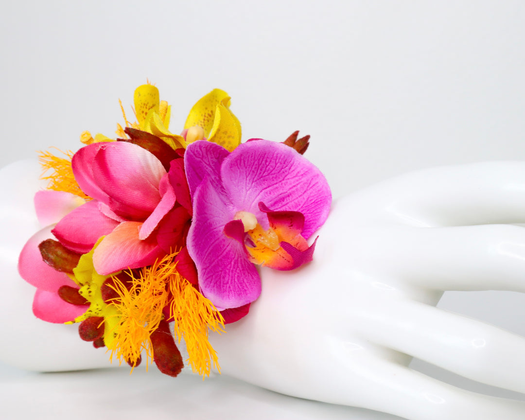 Tropical Wrist Corsage