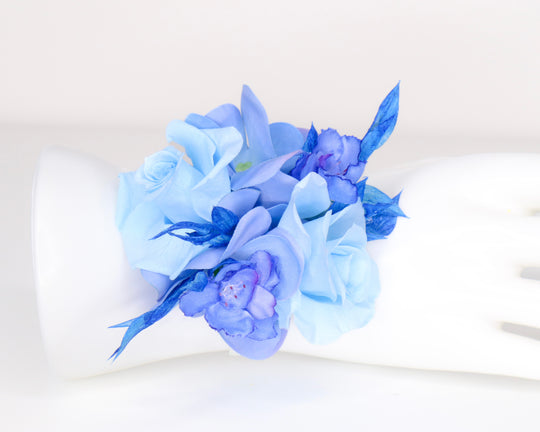 Blue Rose Wrist Corsage