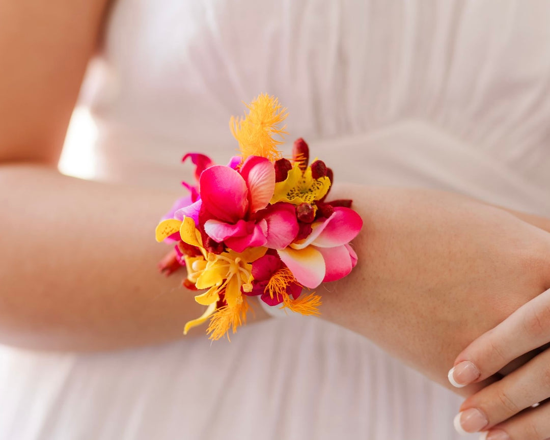 Tropical Wrist Corsage