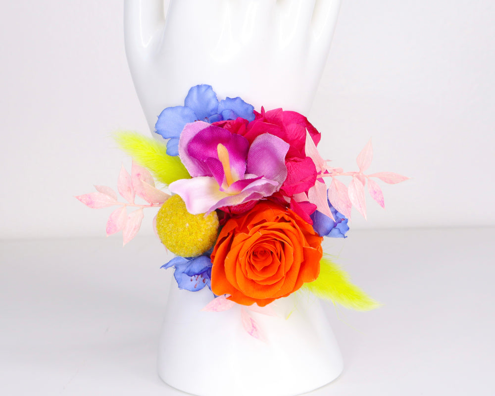 Bright & Colorful Wrist Corsage