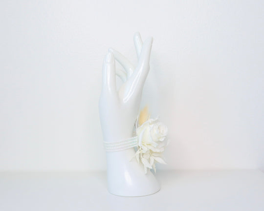 White Rose Wrist Corsage