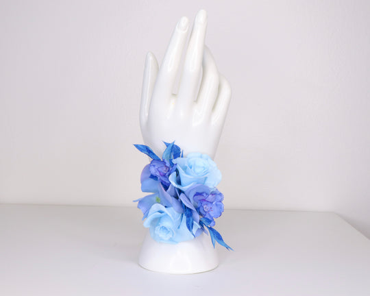 Blue Rose Wrist Corsage