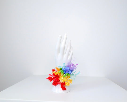 Rainbow Pride Wrist Corsage