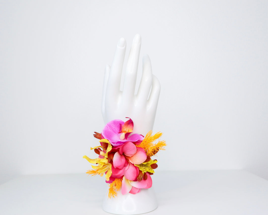 Tropical Wrist Corsage