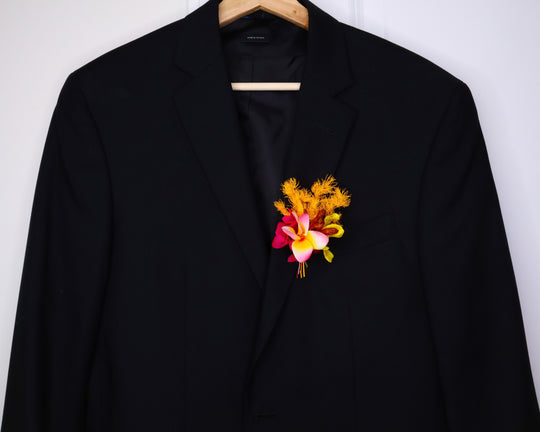 Tropical Pin On Boutonnière