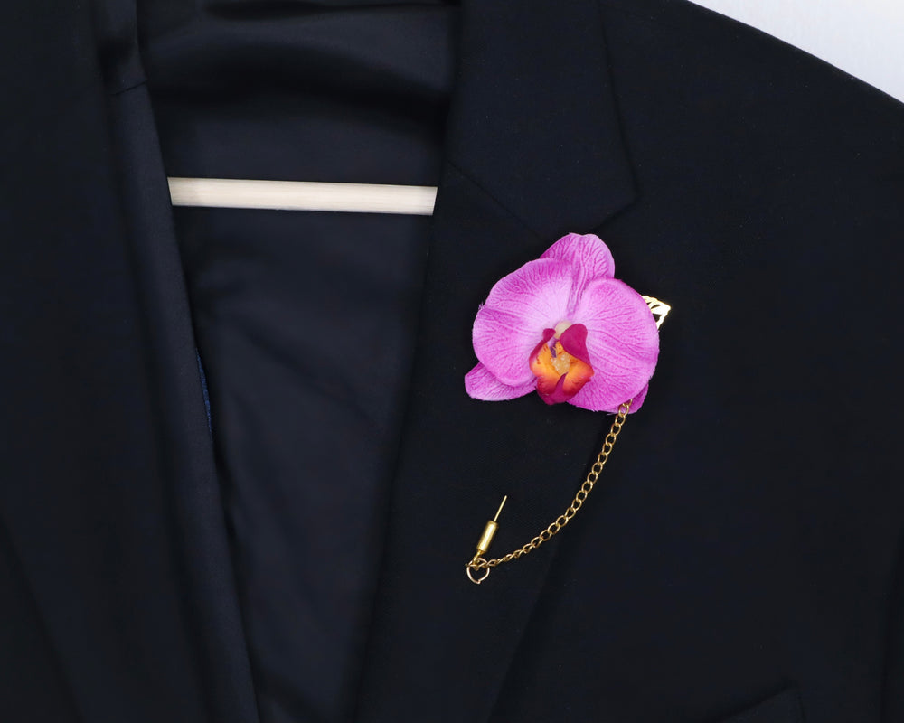 Orchid Lapel Pin