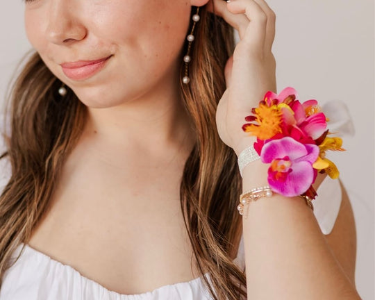 Tropical Wrist Corsage