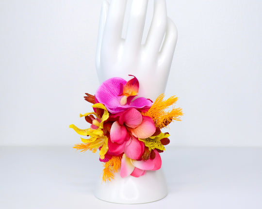 Tropical Wrist Corsage