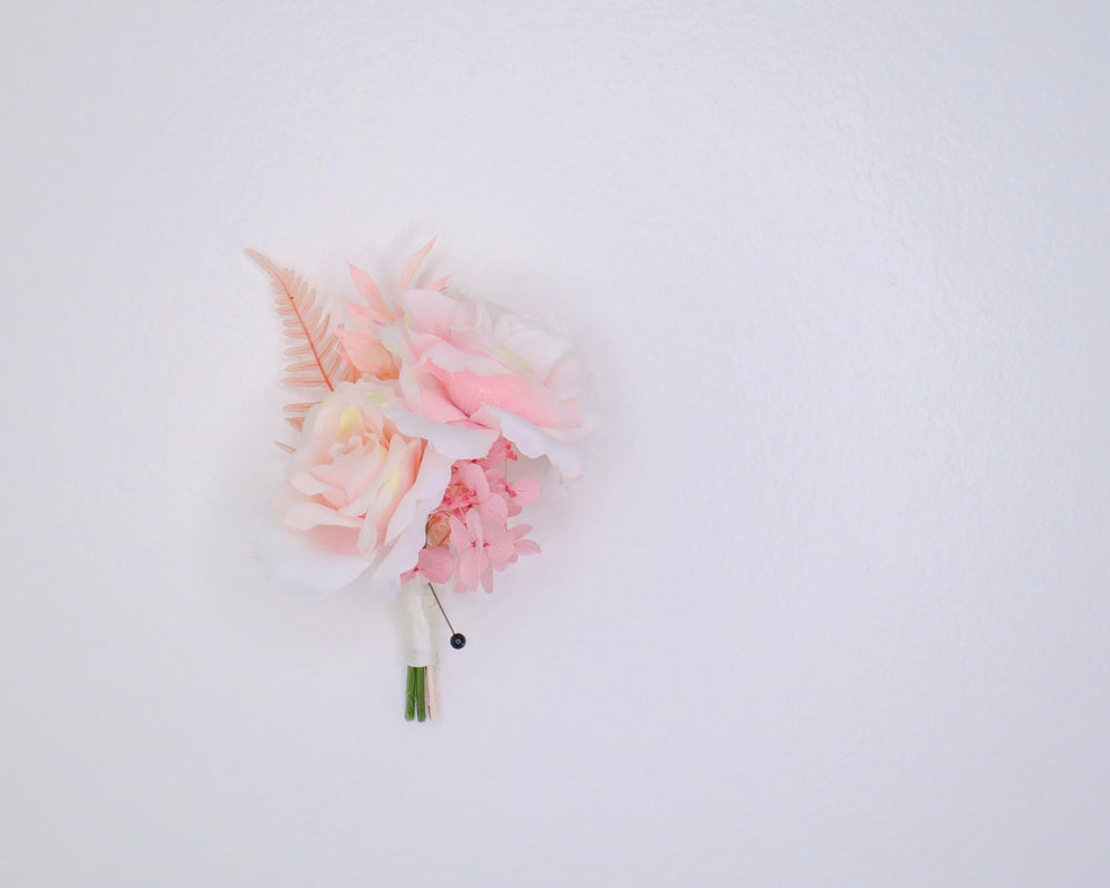 Light Pink Pin On Boutonnière