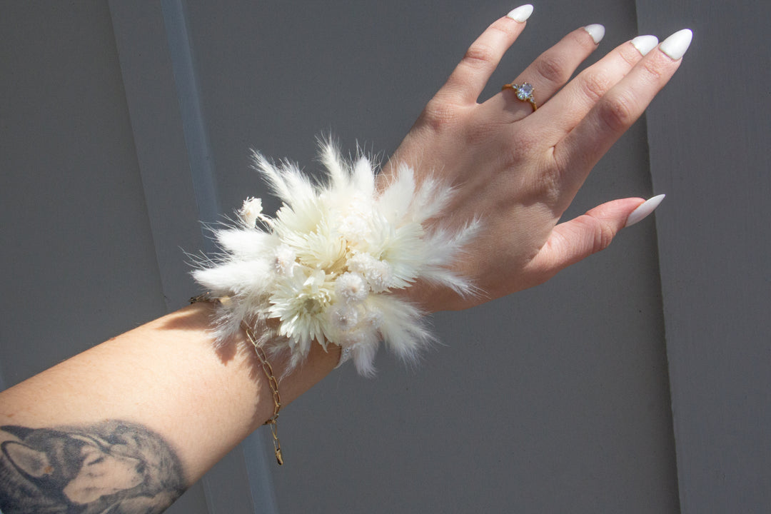 Mixed White Corsage